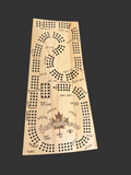 Saskatchewan Wooden Cribbage Board