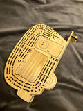 Boler Camper Wooden Cribbage Board