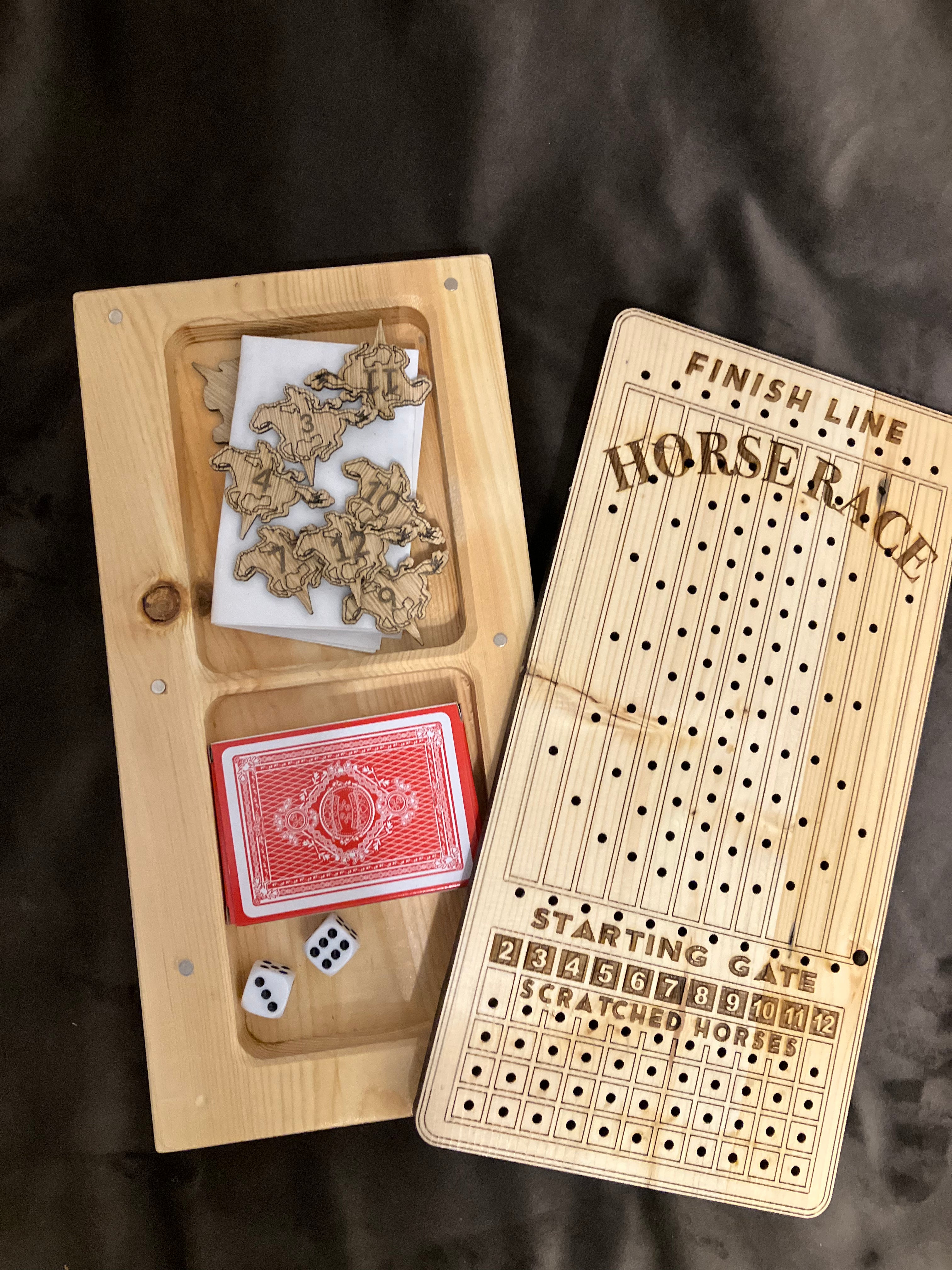 Horse Race Card Dice game