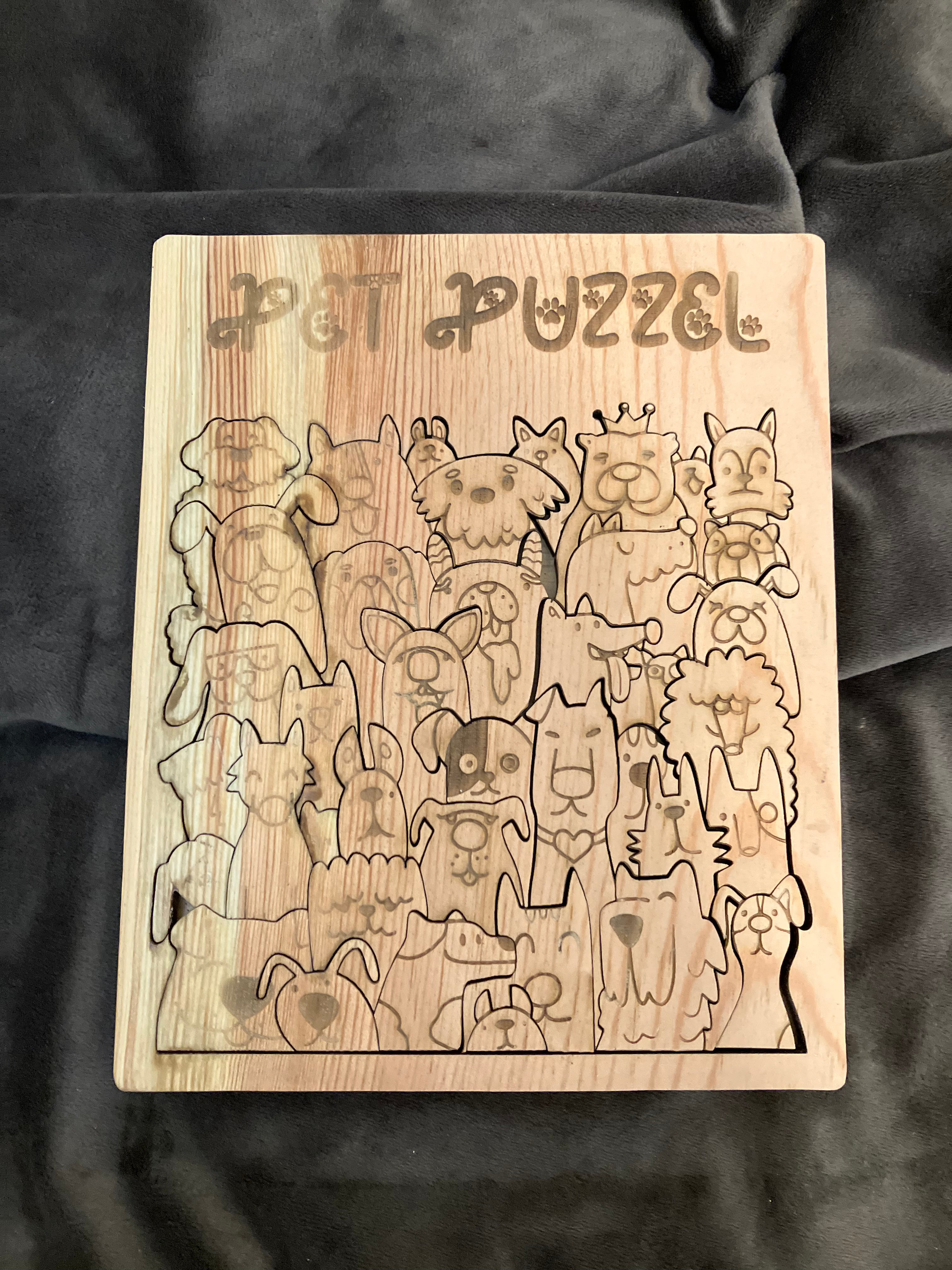 Wooden Pets Puzzle