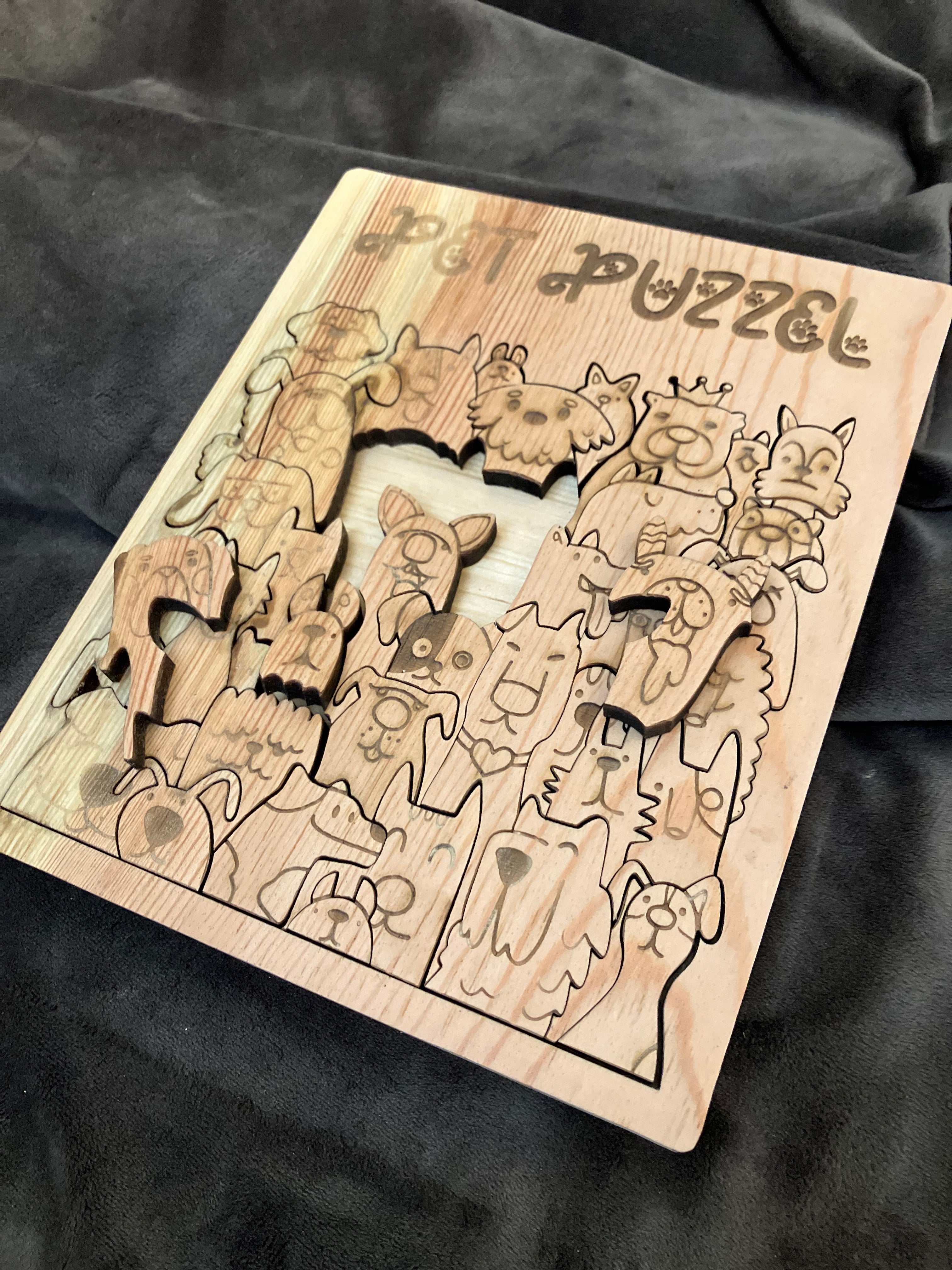 Wooden Pets Puzzle
