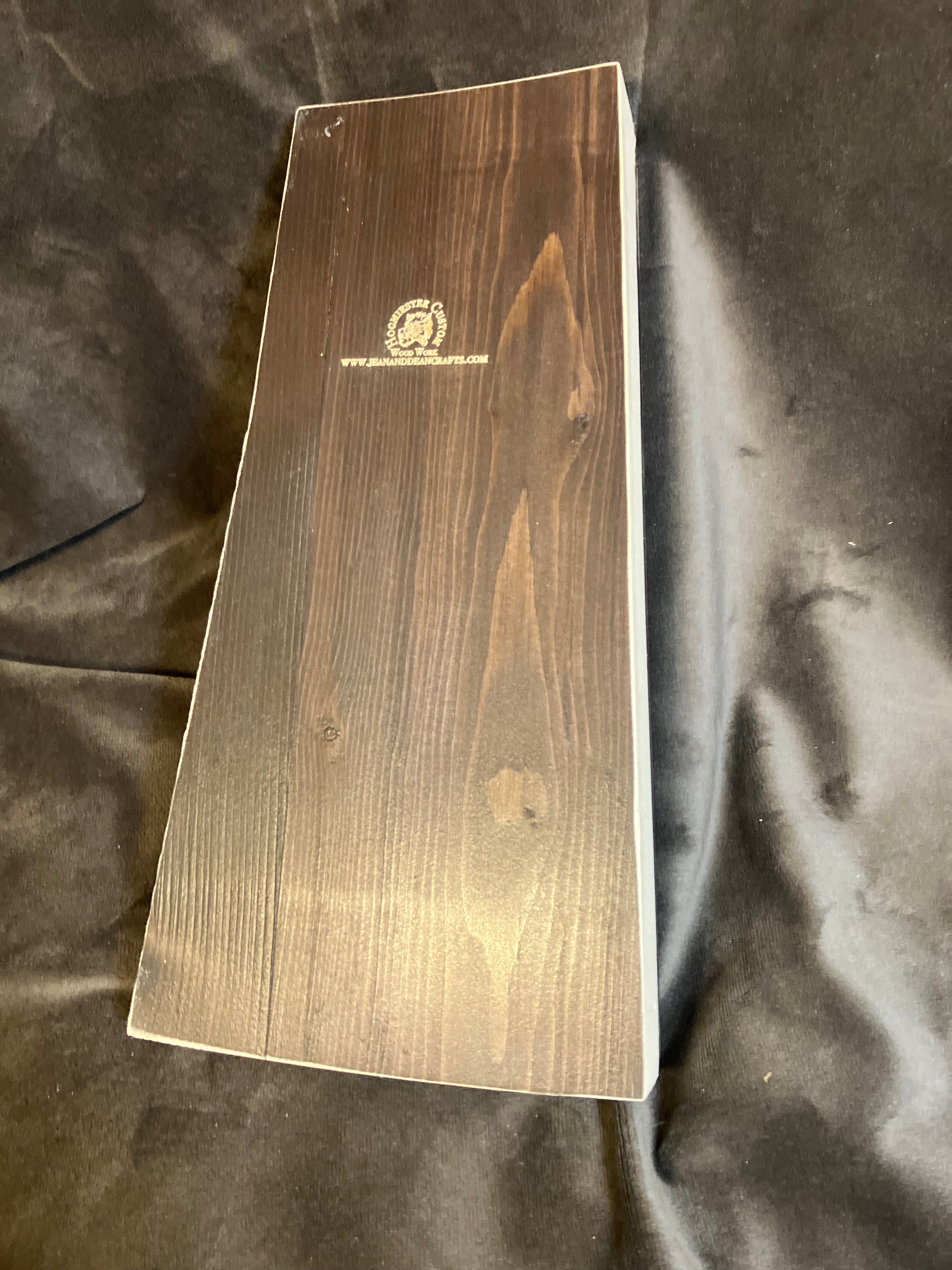 Saskatchewan Wooden Cribbage Game (Chocolate Stain)