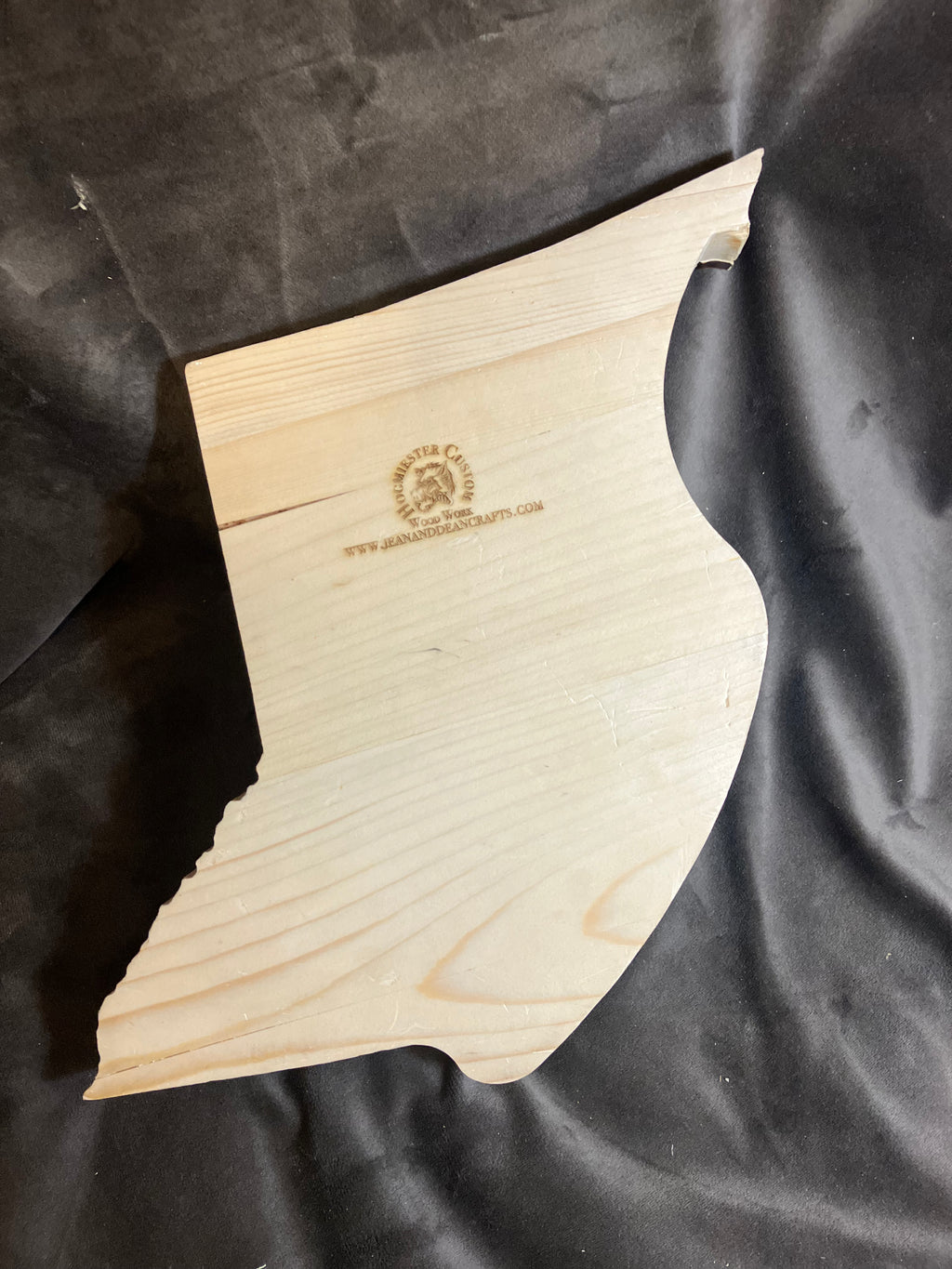 Solid Wood British Columbia Shaped Cribbage Game