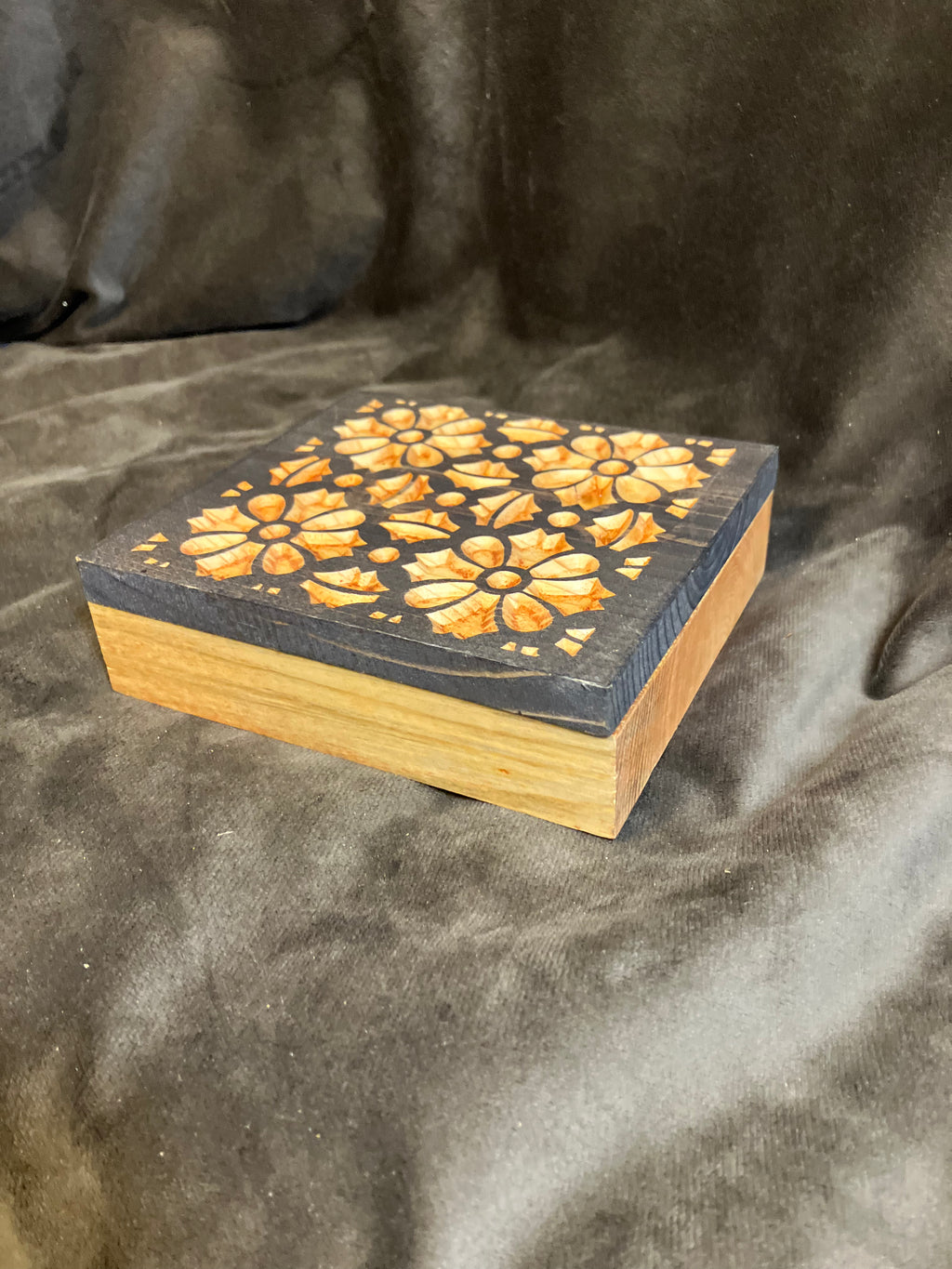 Wooden Square Box