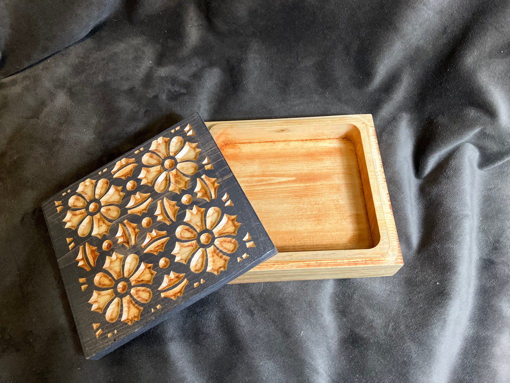 Wooden Square Box