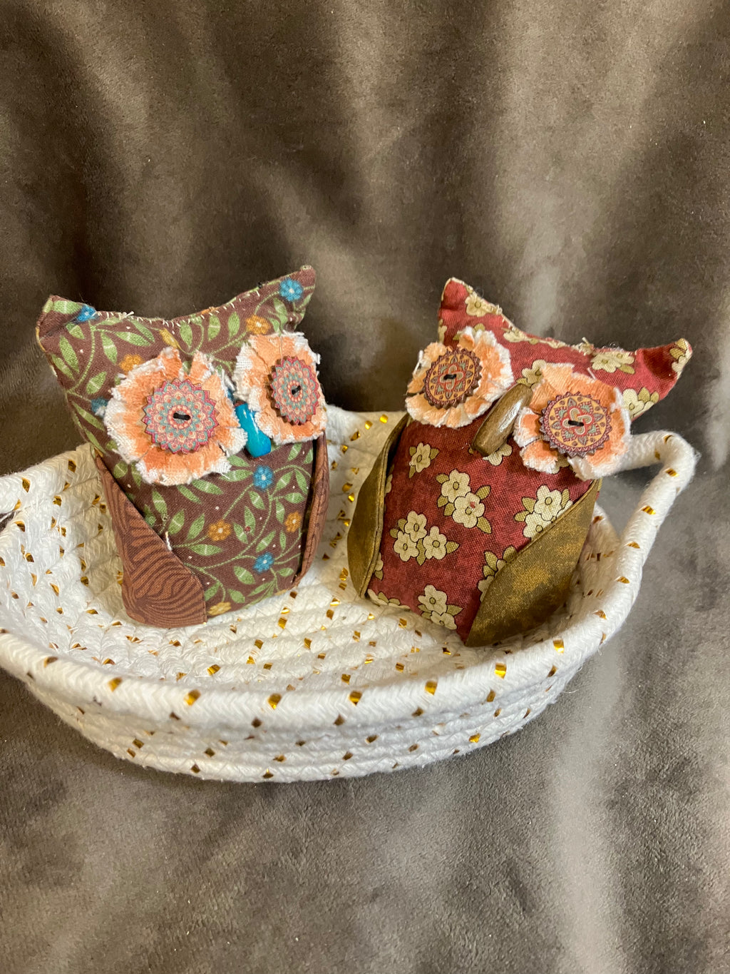 Handmade Sewn Owls